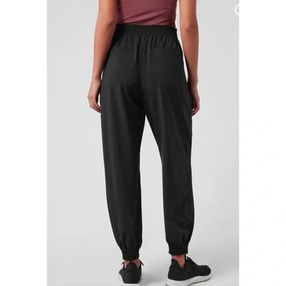 Athleta Savannah Jogger Pants Black Size 4 - Picture 2 of 14
